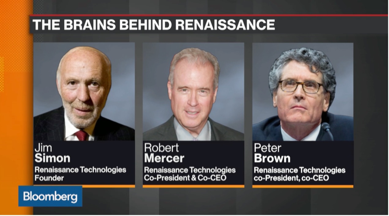 Jim Simon and Robert Mercer and Peter Brown