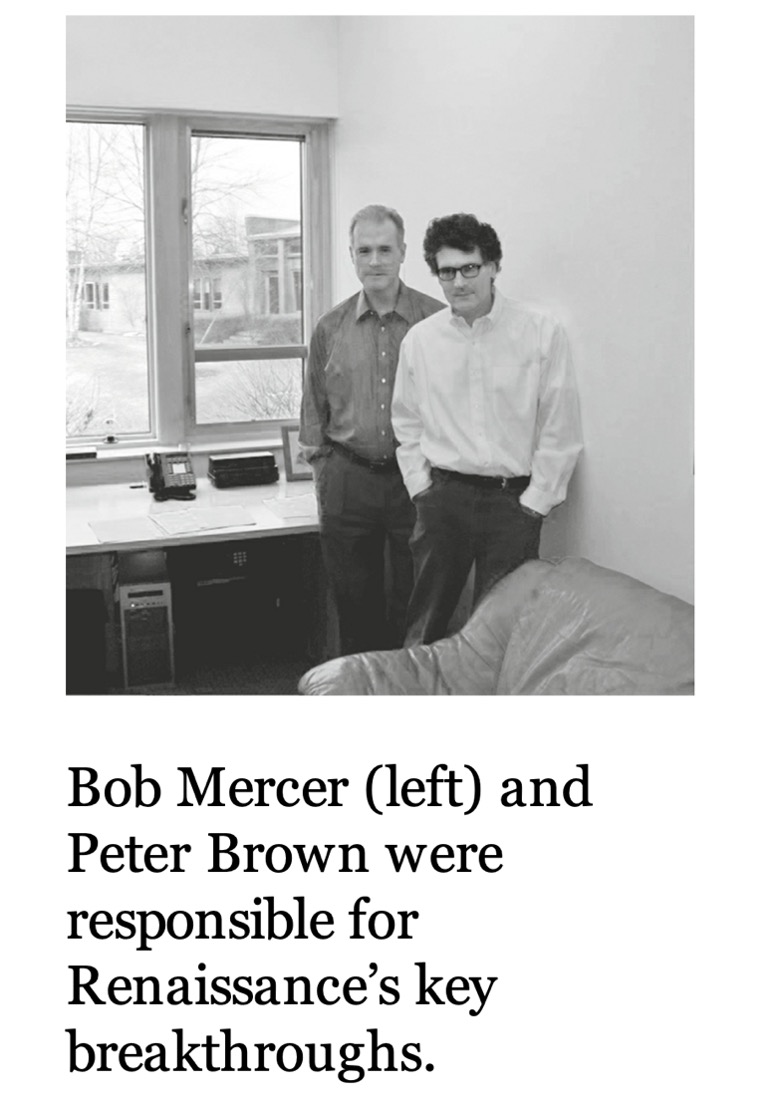 Bob Mercer(left)andPeter Brown
