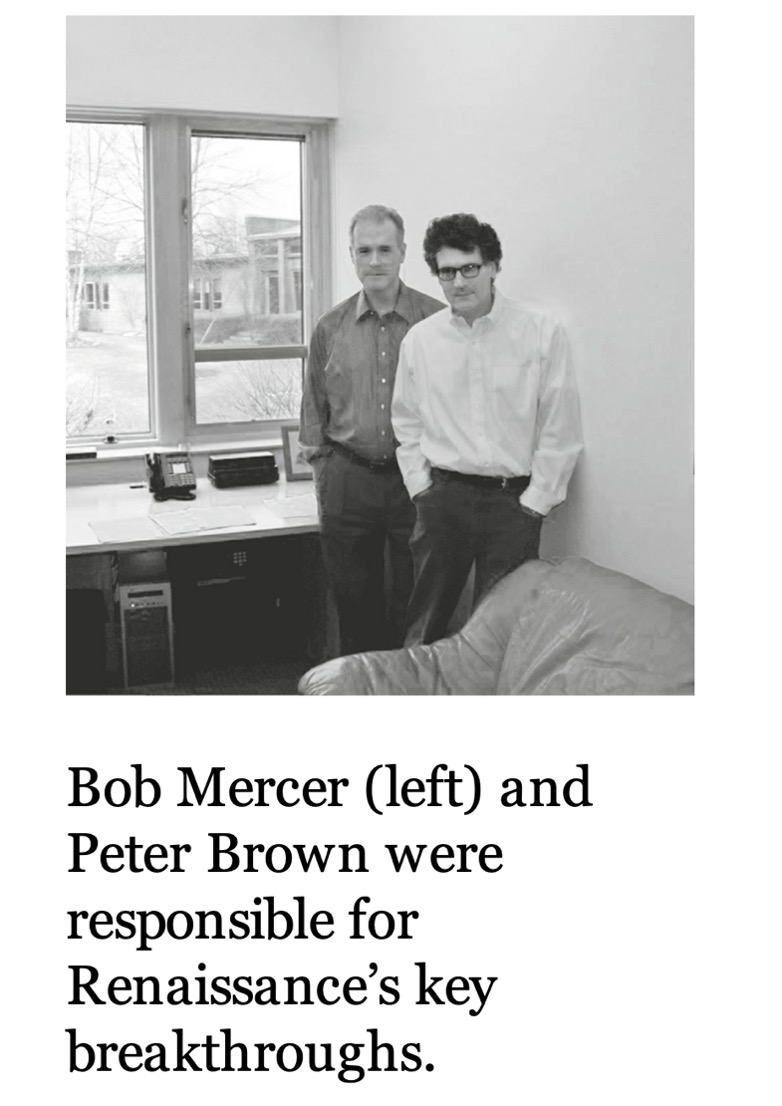 Bob Mercer(left)Peter Brown