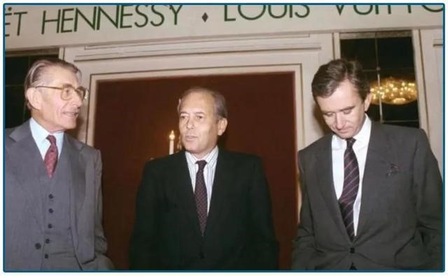 Early LVMH executives and Arnault