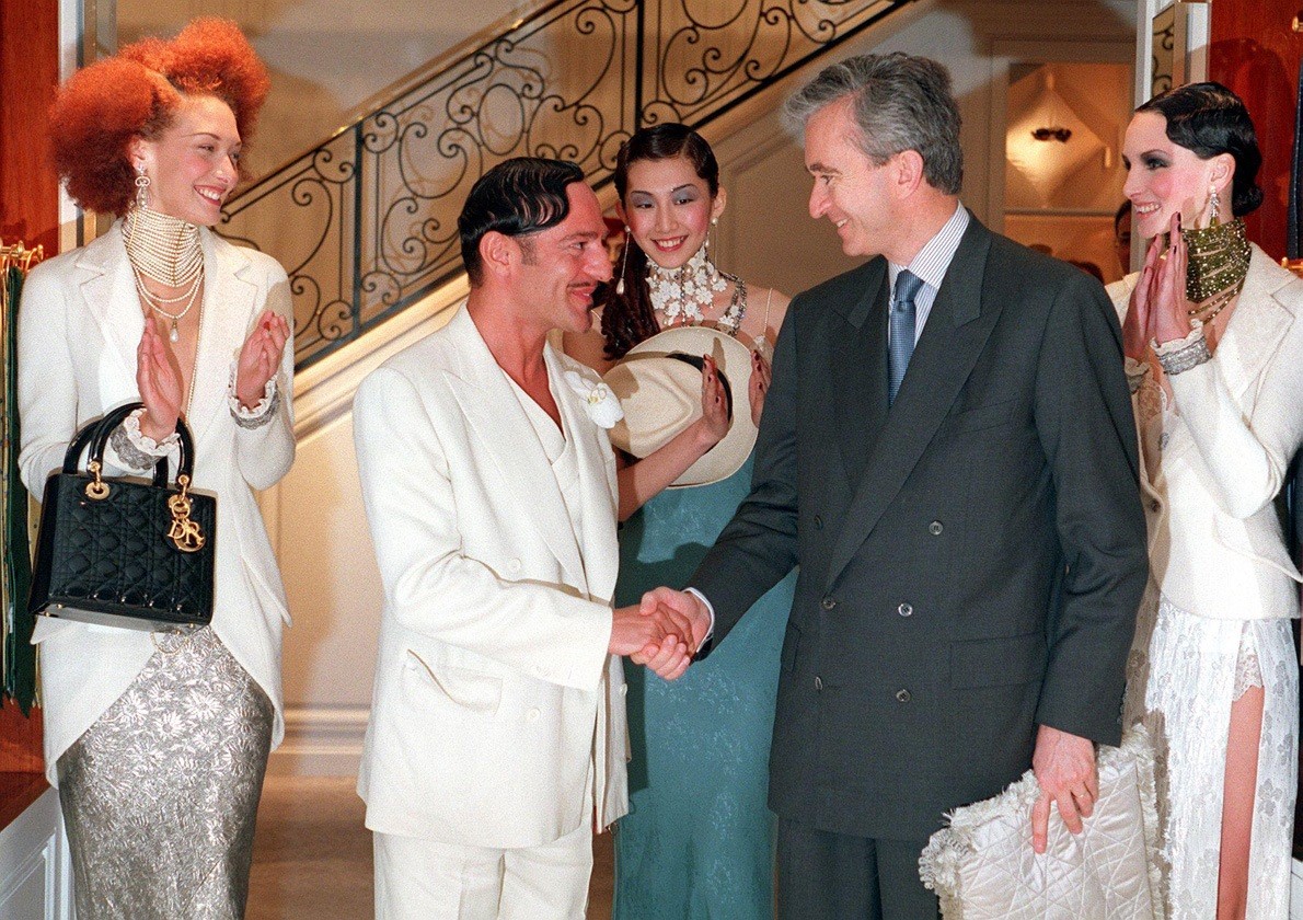 Designers John Galliano and Arnault