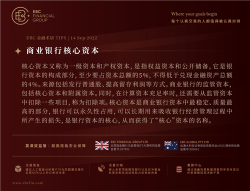 商业银行核心资本