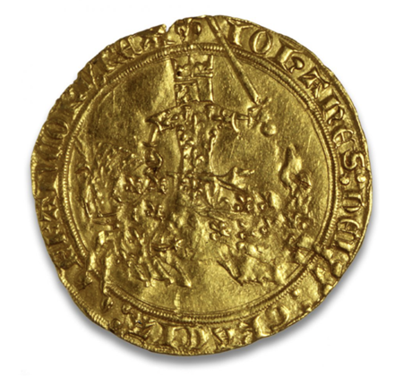 FRANC À CHEVAL(金币，24 K)(正面)