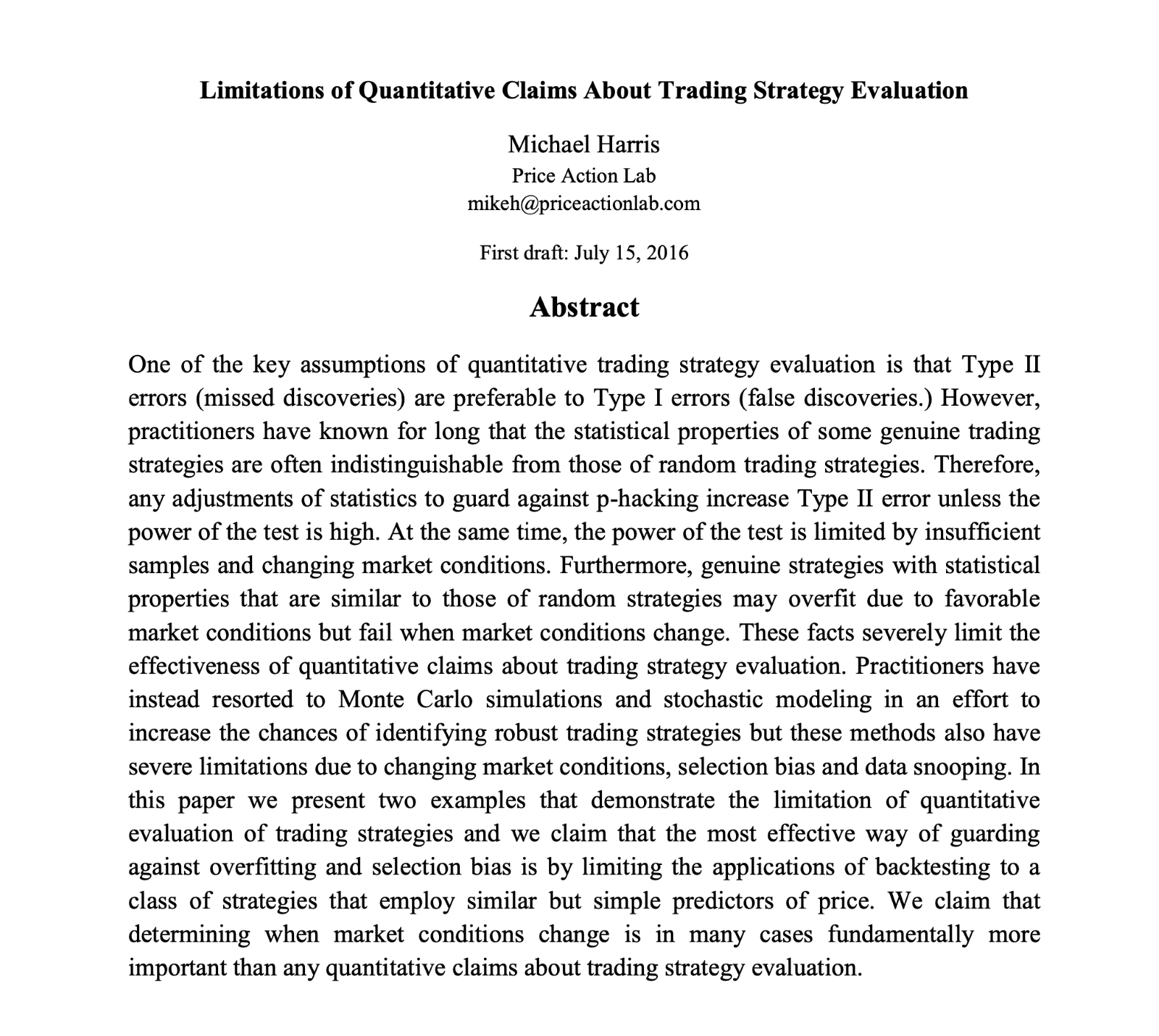 A deep analysis of the core competencies of traders by professional trading system developers