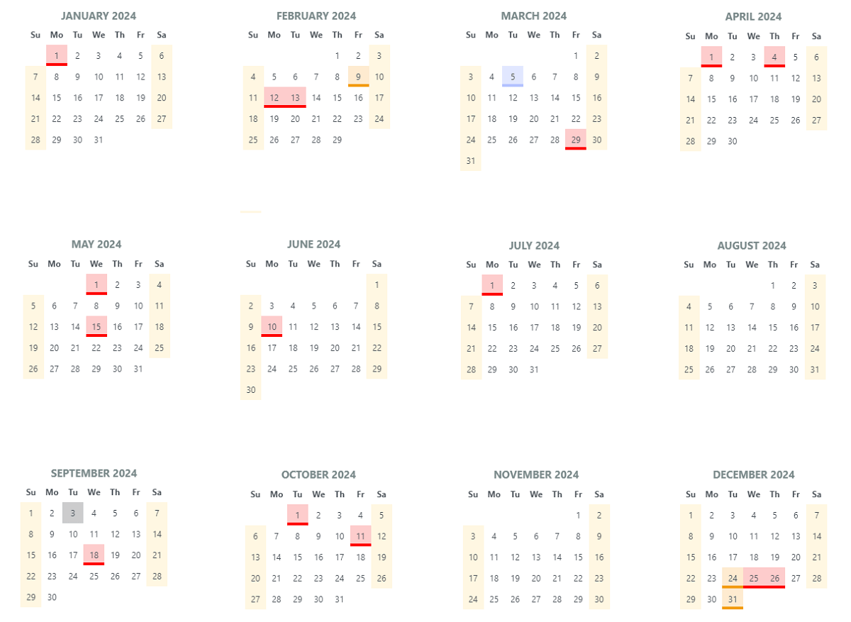 Hong Kong Stocks Closed 2024 Schedule