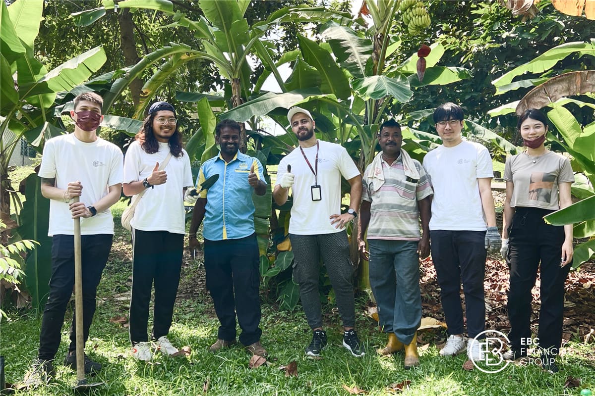 EBC’s Malaysia office employees that participated in the CSR’s drive