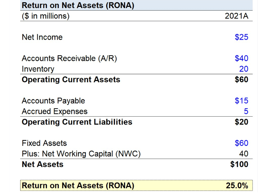 Return on Net Assets