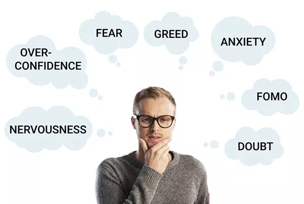 Examples of Pschological Thoughts when trading - EBC