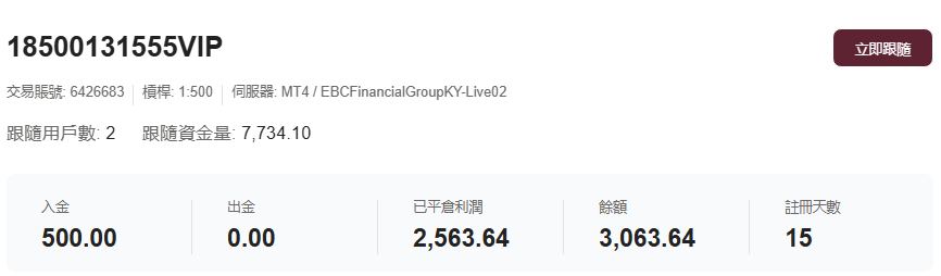 @18500131555VIP的帳戶訊息