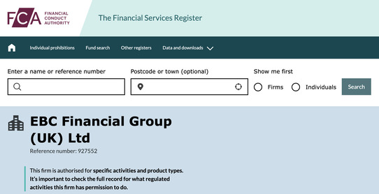 イギリス金融行動監視機構(FCA)