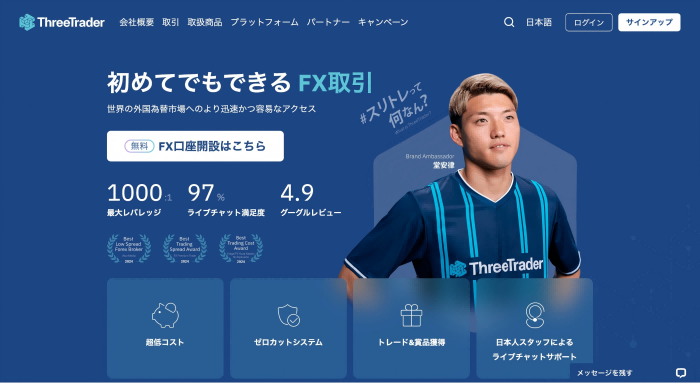 ThreeTraderのページ