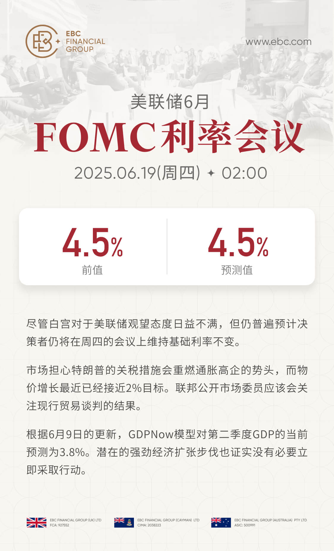 美联储6月利率会议