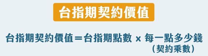 台指期契約價值怎麼算？