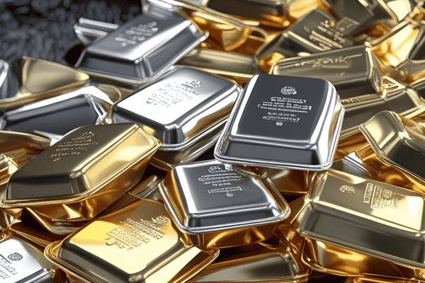 Oro y plata como materias primas clave en la economía y el comercio mundial