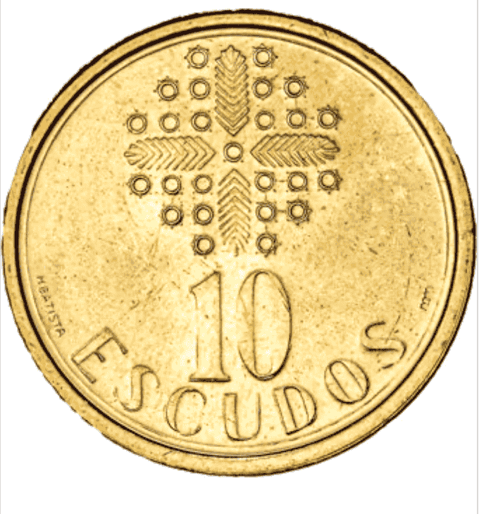 Moneda de 10 escudos portugueses