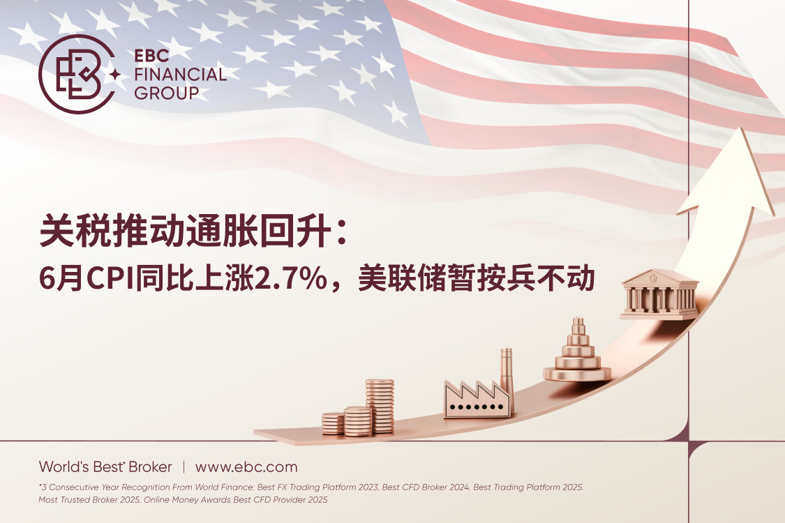 关税推动通胀回升：6月CPI同比上涨2.7%，美联储暂按兵不动