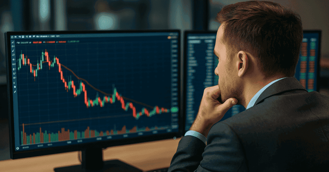 Trader observando el movimiento del mercado tras publicación del CPI