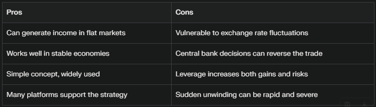 Pros and Cons of Carry Trading