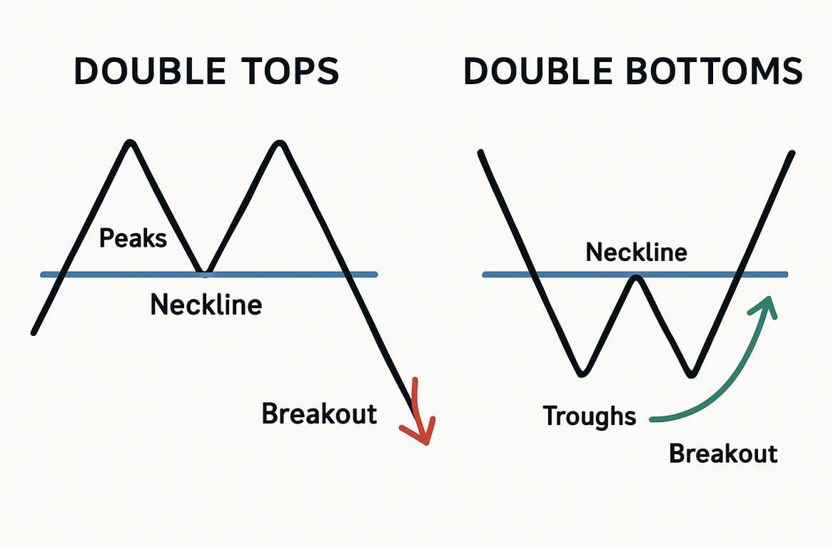 Double Tops and Double Bottoms