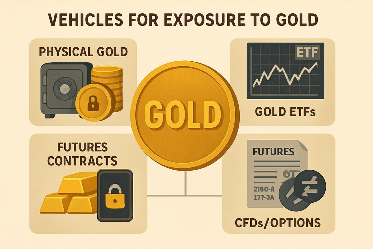 Popular Vehicles for Gaining Exposure to Gold