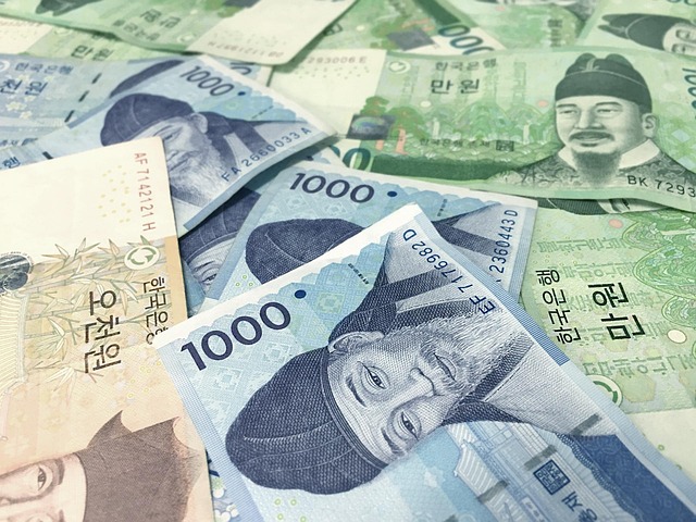Billetes del won surcoreano