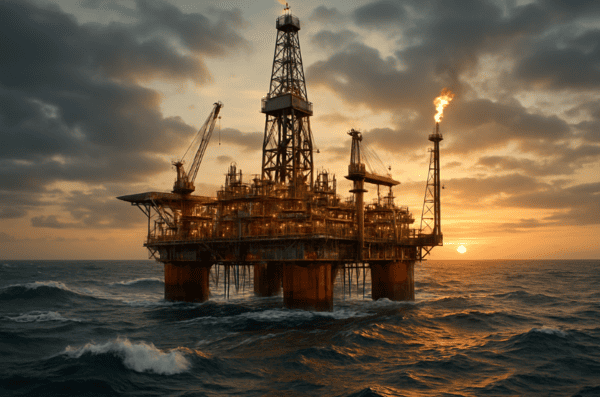 Extracción de petróleo en alta mar