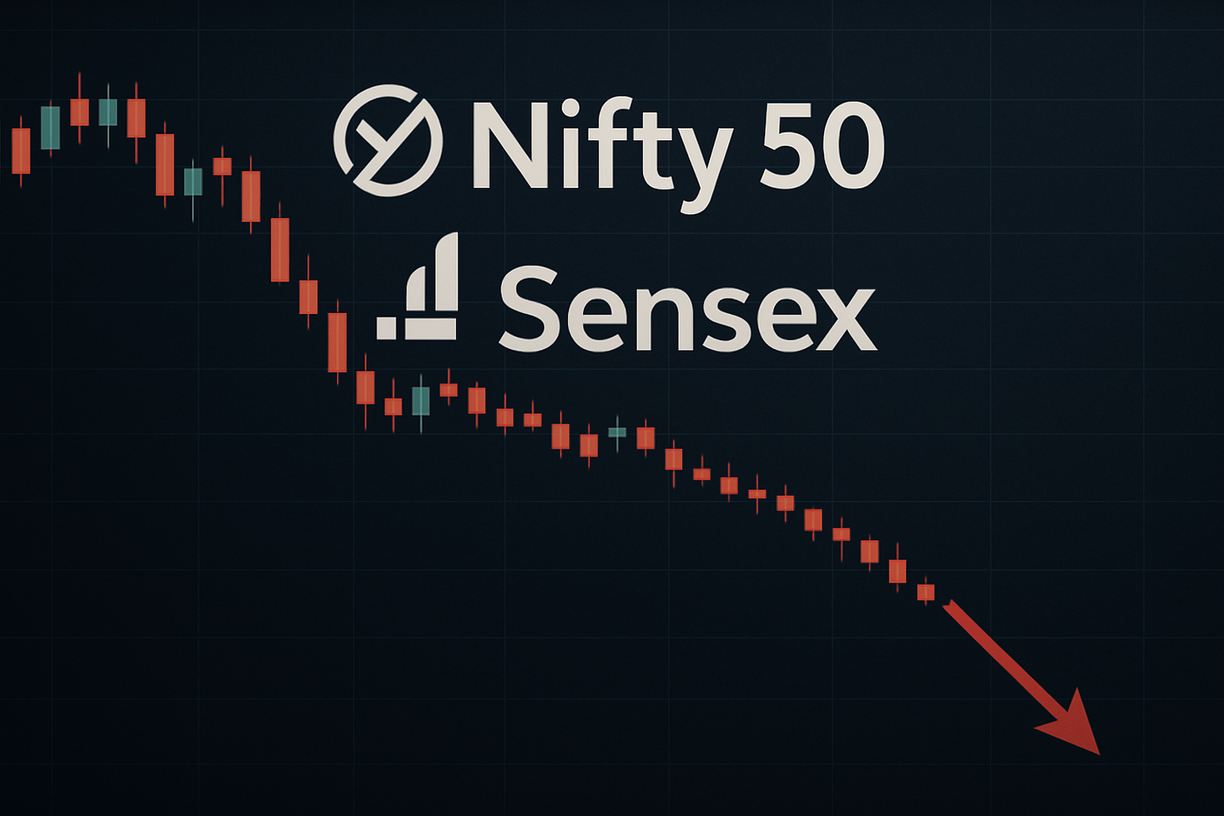 Nifty 50 and Sensex Dropping