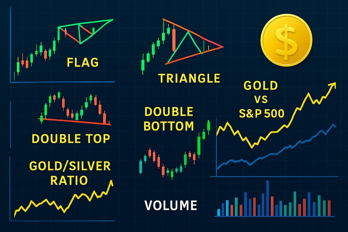 Chart Patterns & Ratio Analysis in Gold Day Trading