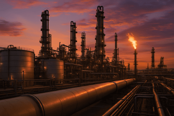 Industria petroquímica usando gas natural como insumo