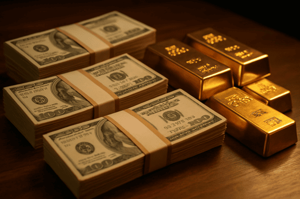 El oro y el dólar: una relación que debes entender
