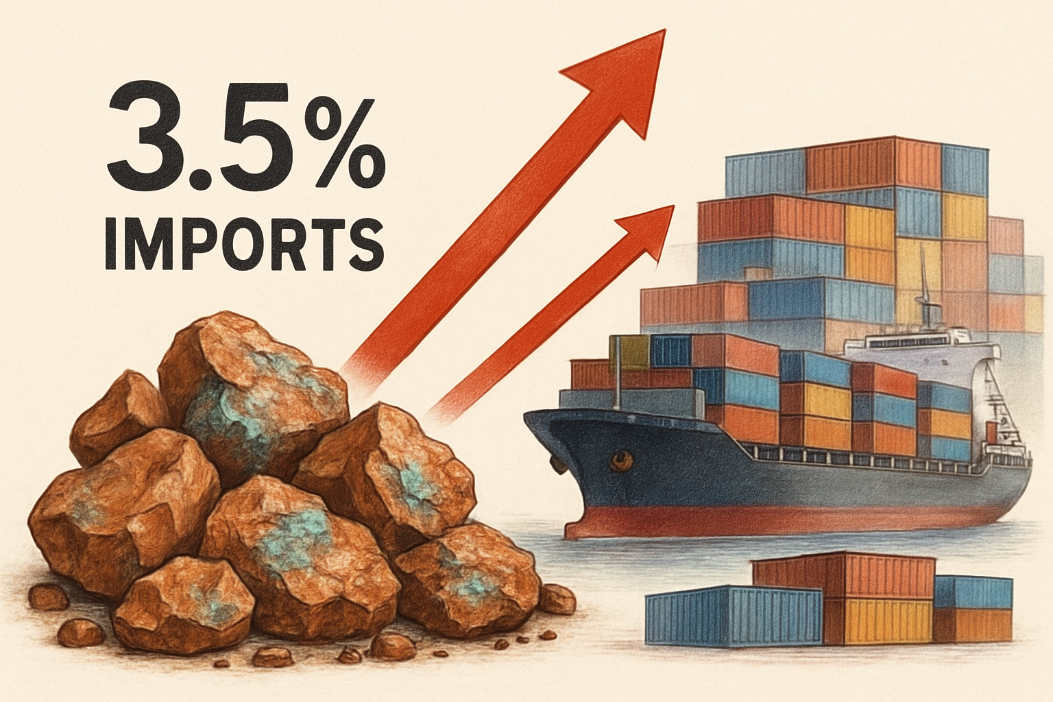 Increase in Copper Import