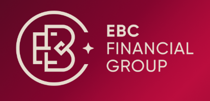 Logo de EBC Financial Group, un bróker de alcance global.
