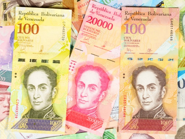 Billetes de bolívar venezolano