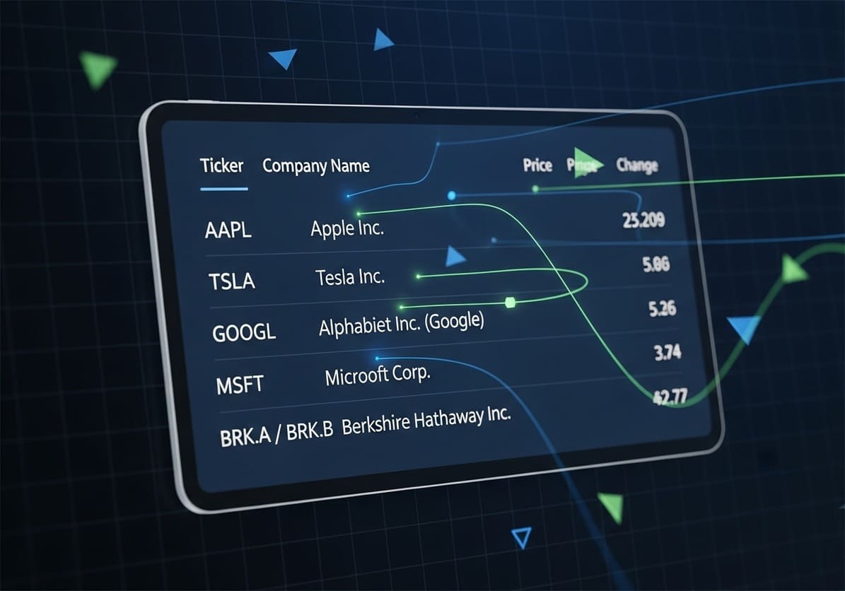 Ticker Symbol Examples
