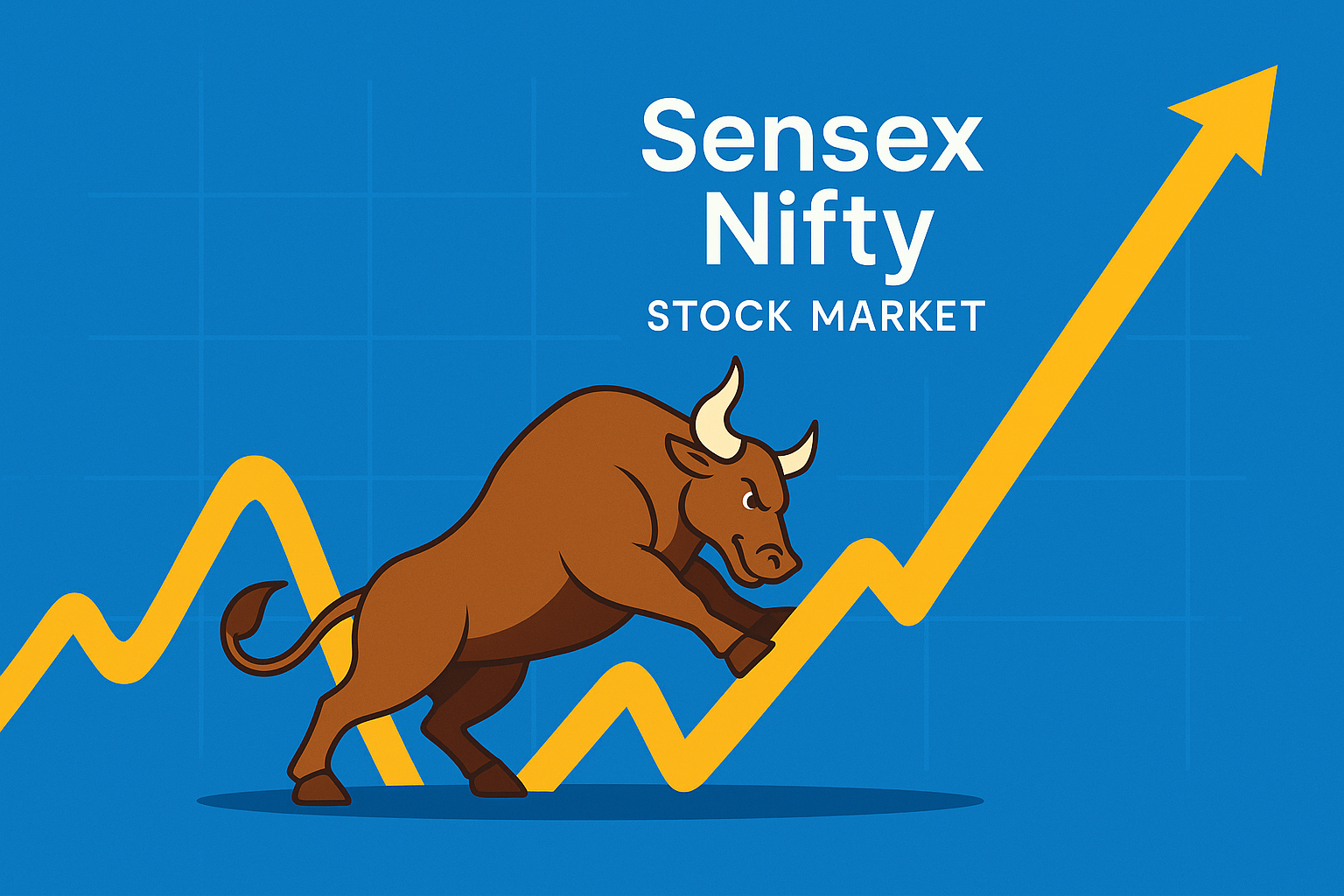 A bull climbing the chart