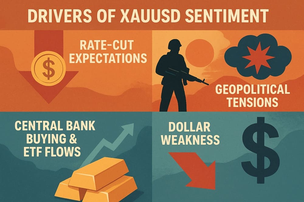 Drivers of XAUUSD Sentiment