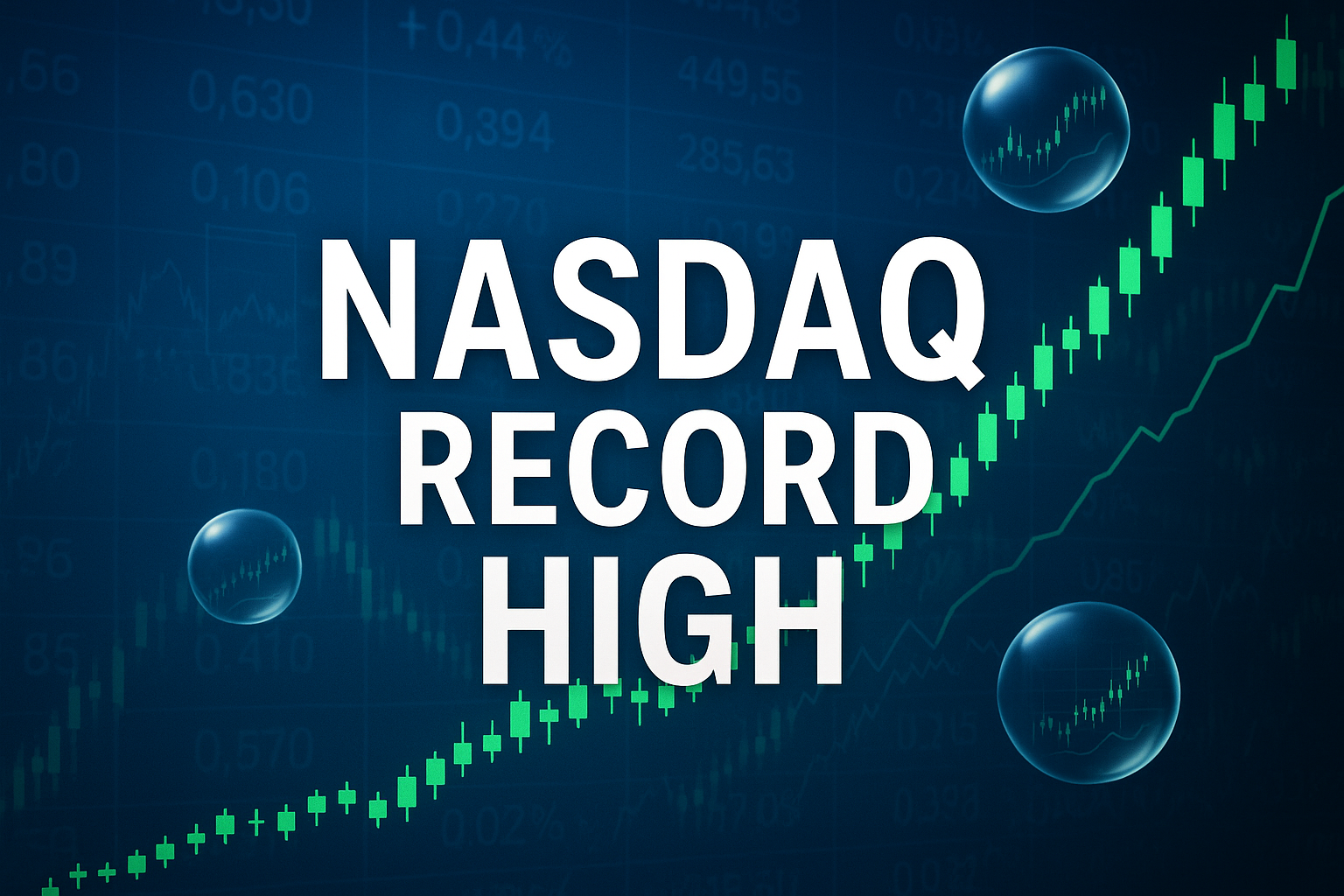 ナスダック総合株価指数は史上最高値を更新
