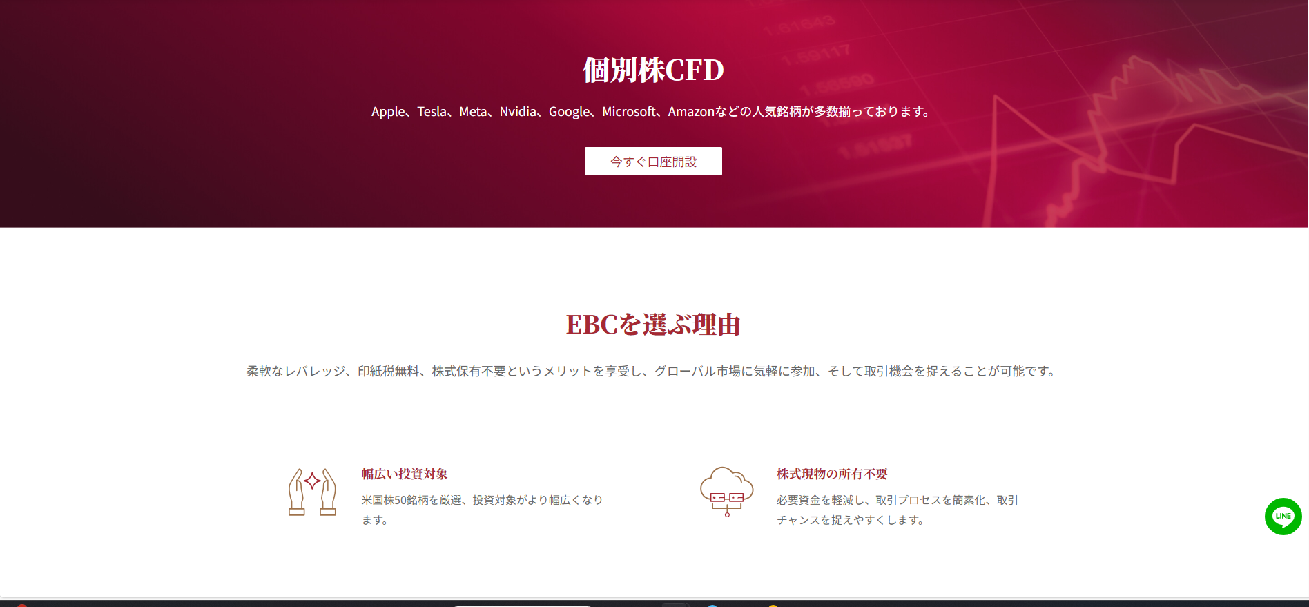 米国株CFDを取引できるプラットフォーム