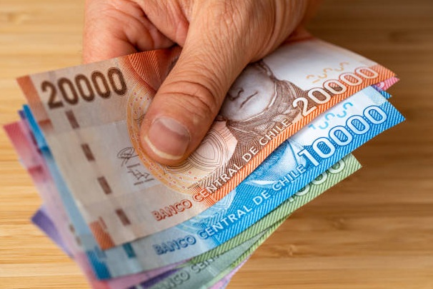 Billetes de pesos chilenos