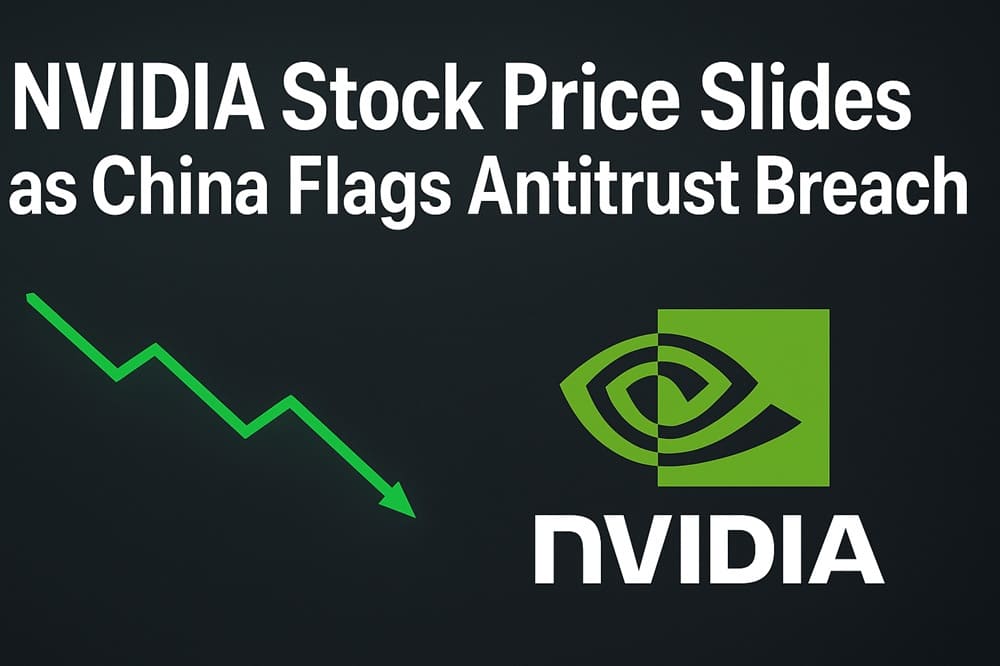 Nvidia Stock Price Slides as China Flags Antitrust Breach