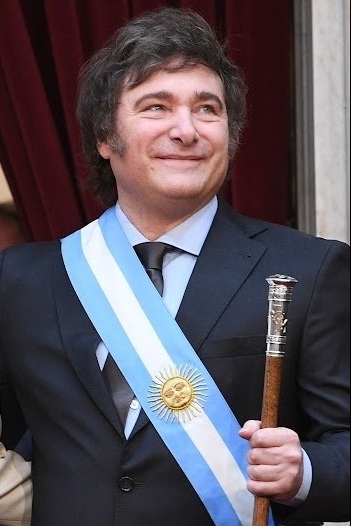 Javier Milei, presidente de la Nación Argentina