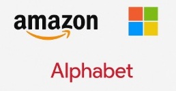 Amazon junto a Microsoft y Alphabet (Google)