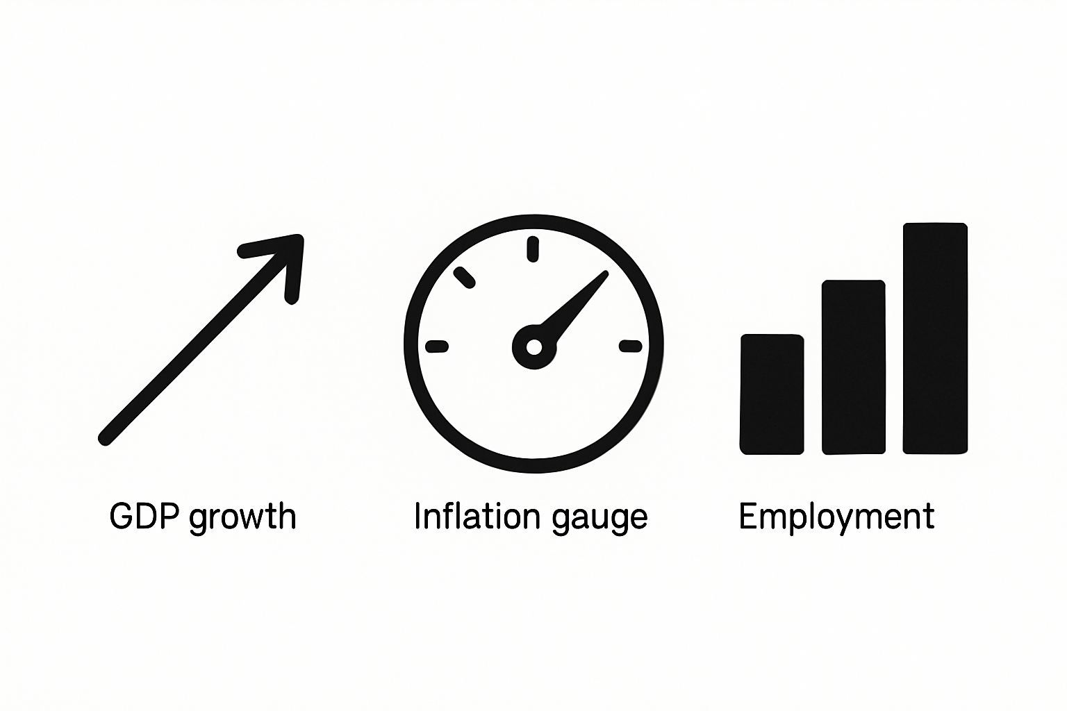Illustrations of a few economic indicators