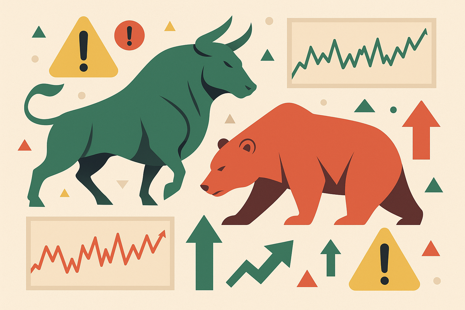 Illustration depicting Risks in the Markets