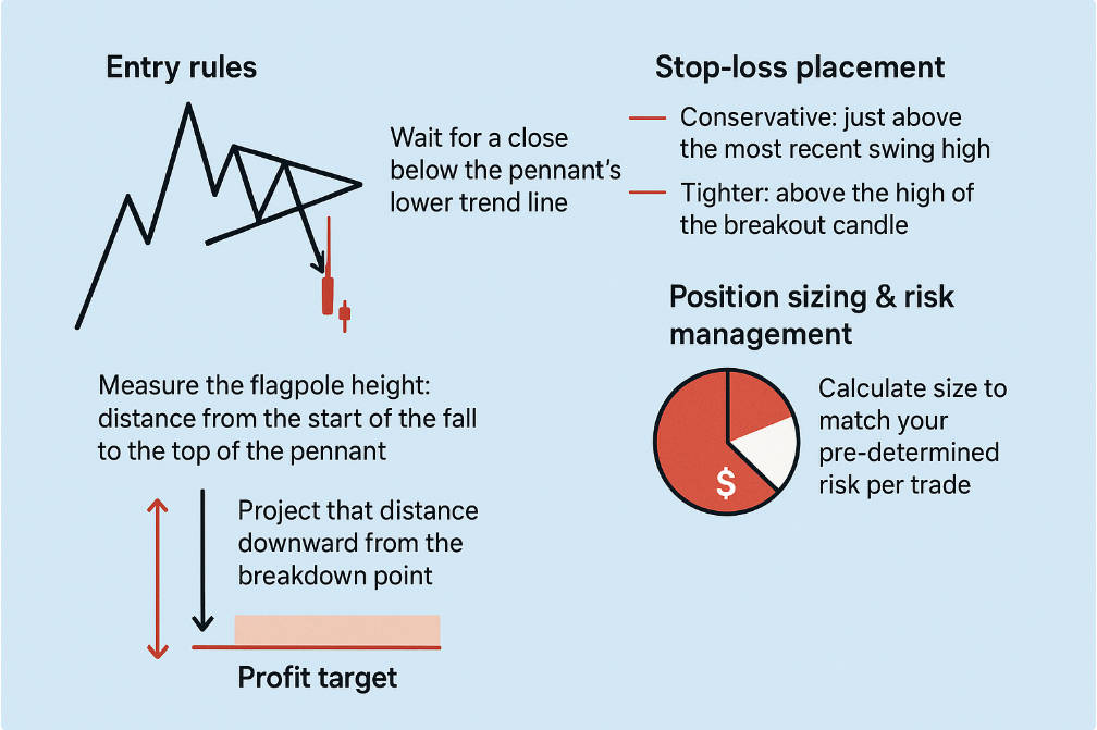 How should traders plan entries, stops, and targets