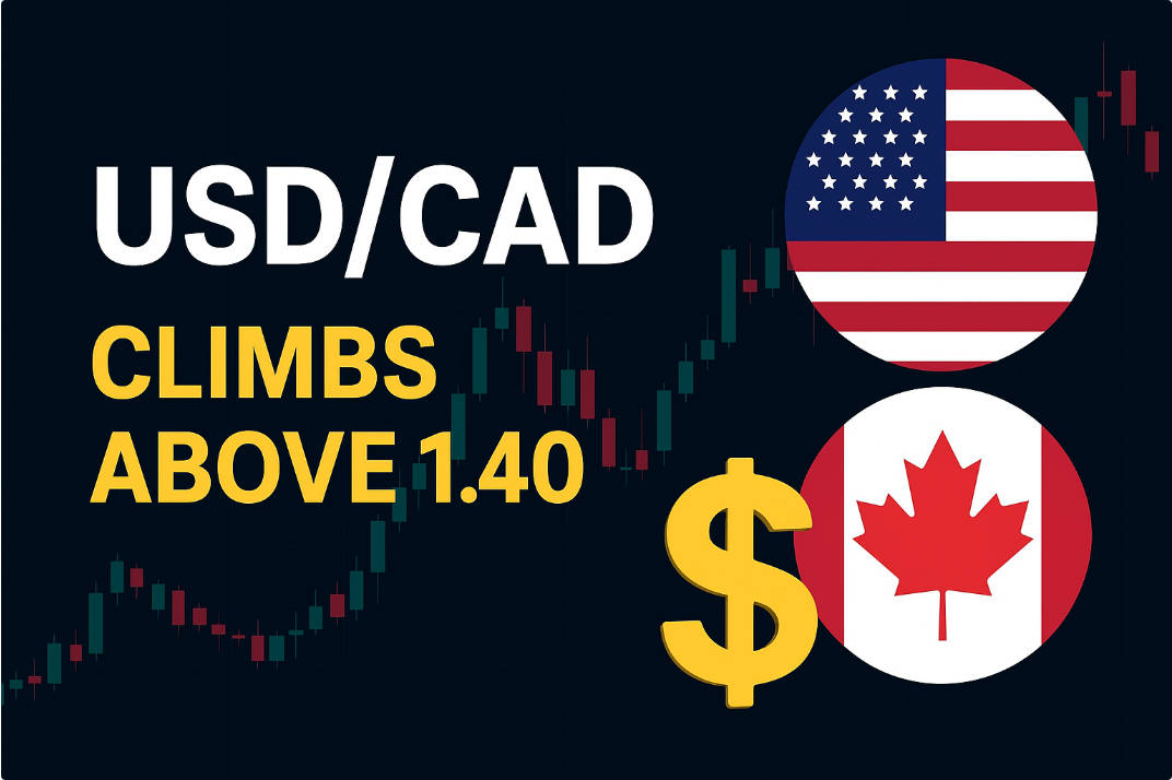 USD to CAD Climbs Above 1.40