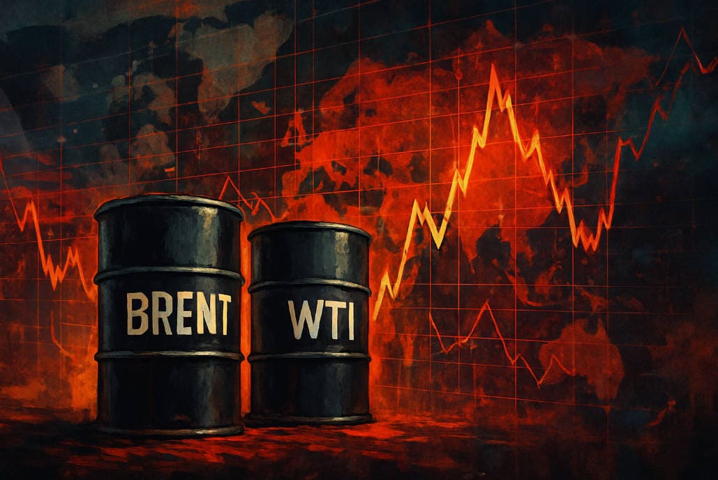 Brent and WTI Crude Oil Prices Under Renewed Strain