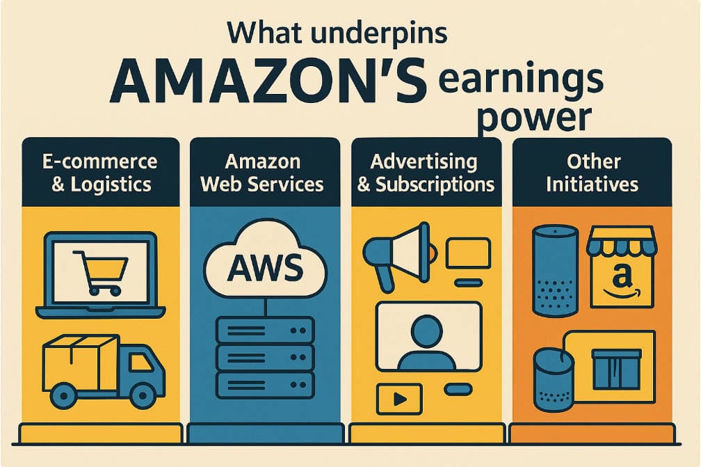 What underpins Amazon's earnings power