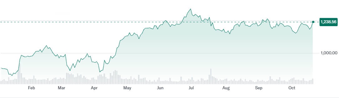 Netflix Stock Price in 1 Year