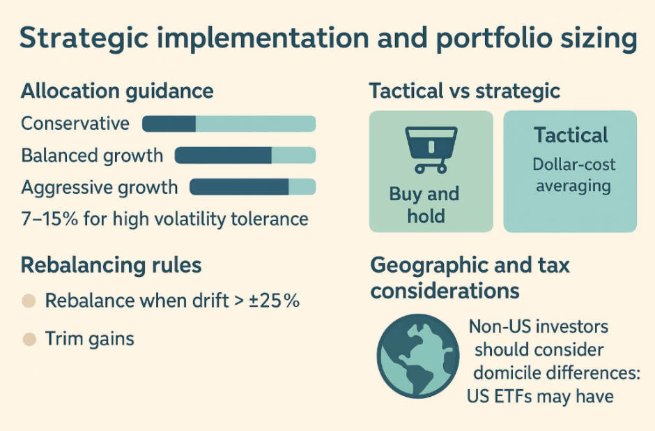 Strategic implementation and portfolio sizing